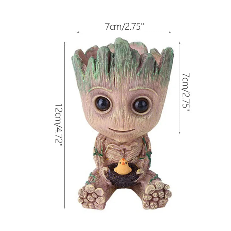 Portapiante Baby Groot - Portamatite multi-posizione con funzione contenitore