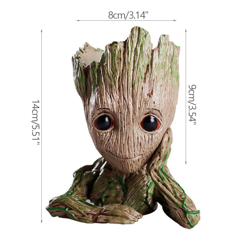 Portapiante Baby Groot - Portamatite multi-posizione con funzione contenitore