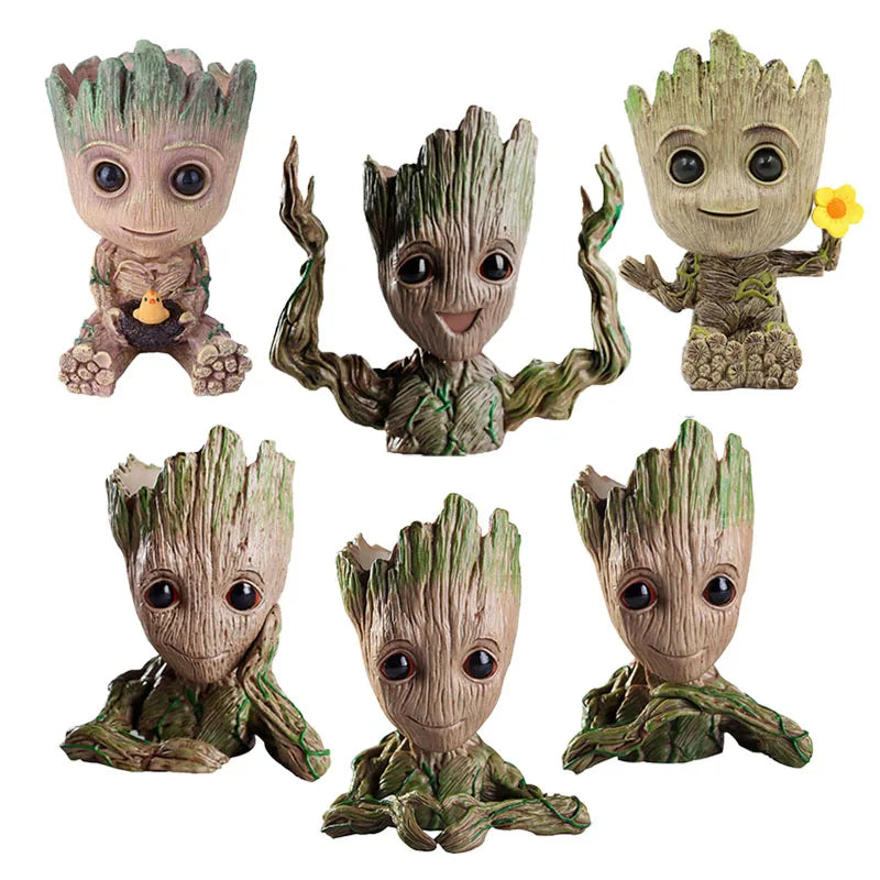 Portapiante Baby Groot - Portamatite multi-posizione con funzione contenitore