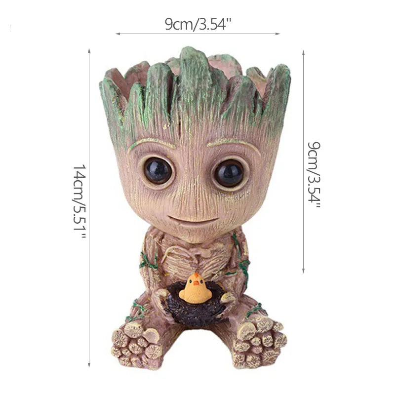 Portapiante Baby Groot - Portamatite multi-posizione con funzione contenitore