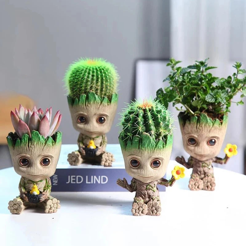 Portapiante Baby Groot - Portamatite multi-posizione con funzione contenitore