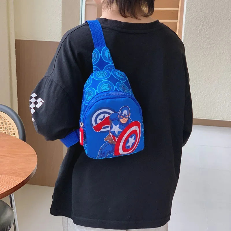 Zaino Avengers Iron Man - Borsello a tracolla rosso per bambini