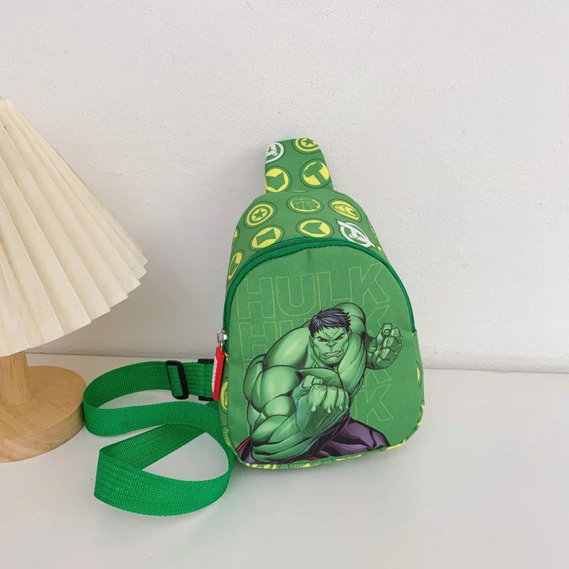 Zaino Avengers Hulk - Borsello a tracolla verde per bambini