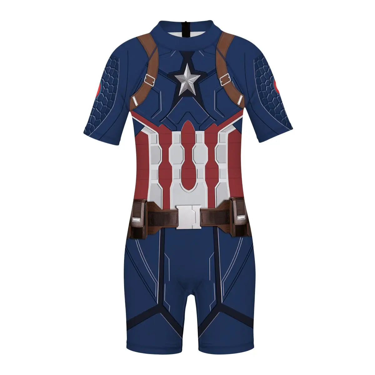 Tuta per bambini Avengers Captain America - Cinghie marroni