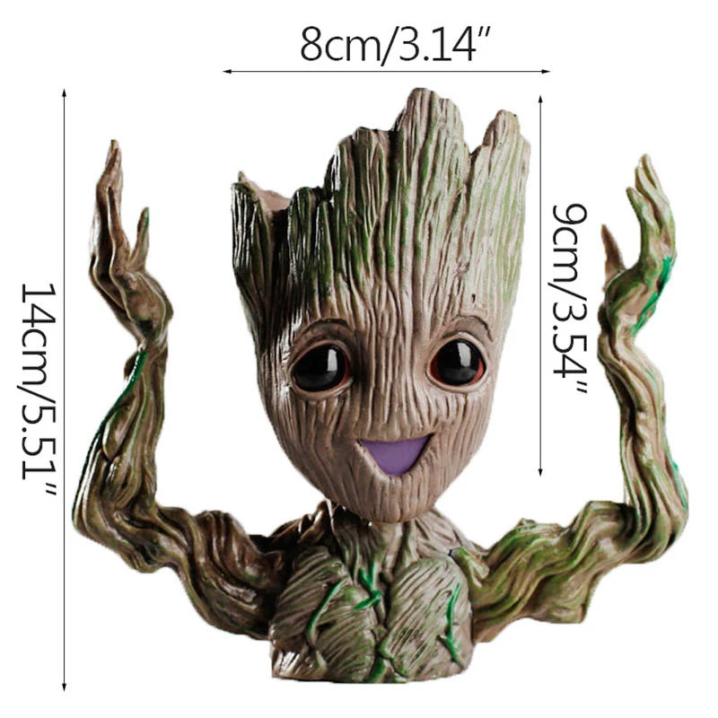 Portapiante Baby Groot - Portamatite multi-posizione con funzione contenitore
