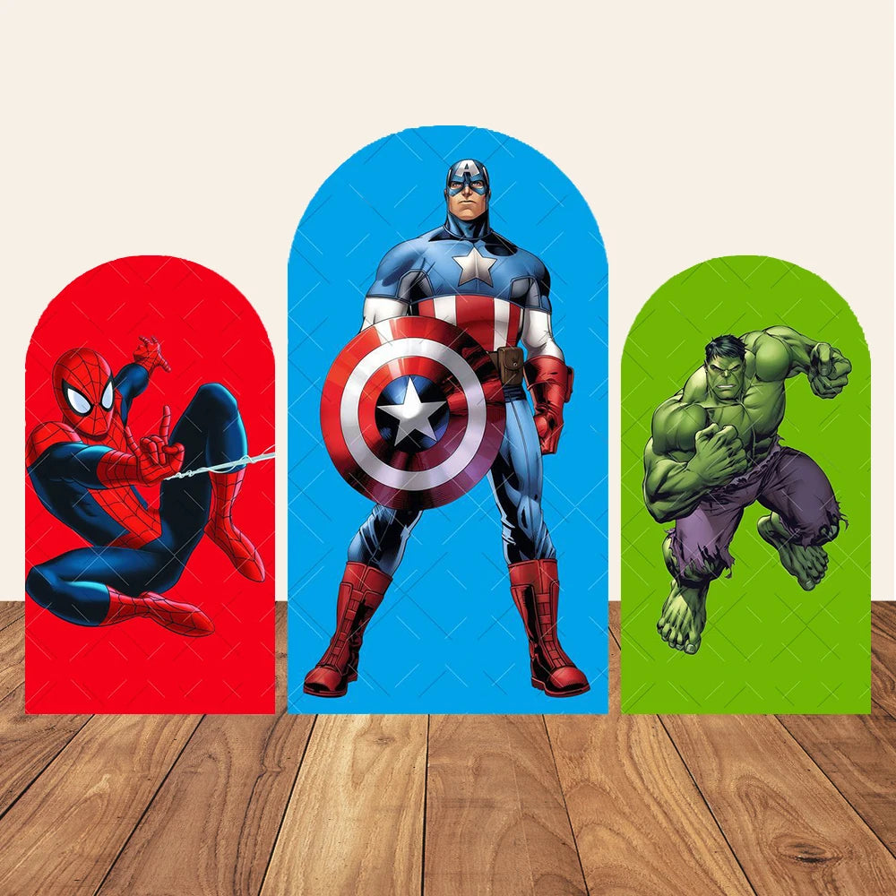 Fondale per arco da festa Avengers Hulk - Graffiti urbani