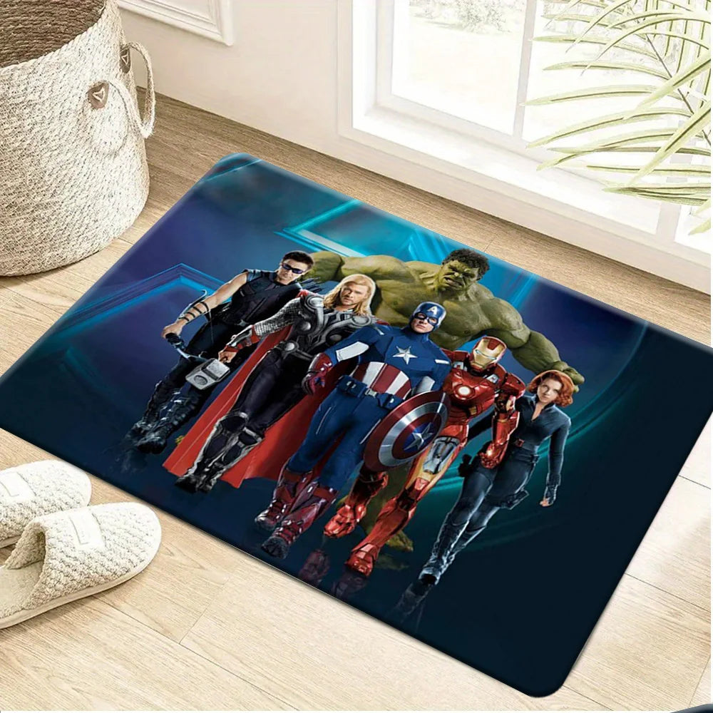 Tappeto d'ingresso Avengers - Squadra completa blu