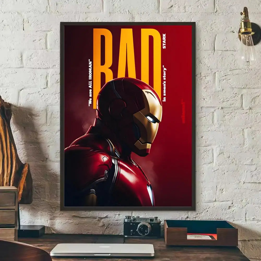 Adesivo Iron Man - Ritratto con Casco