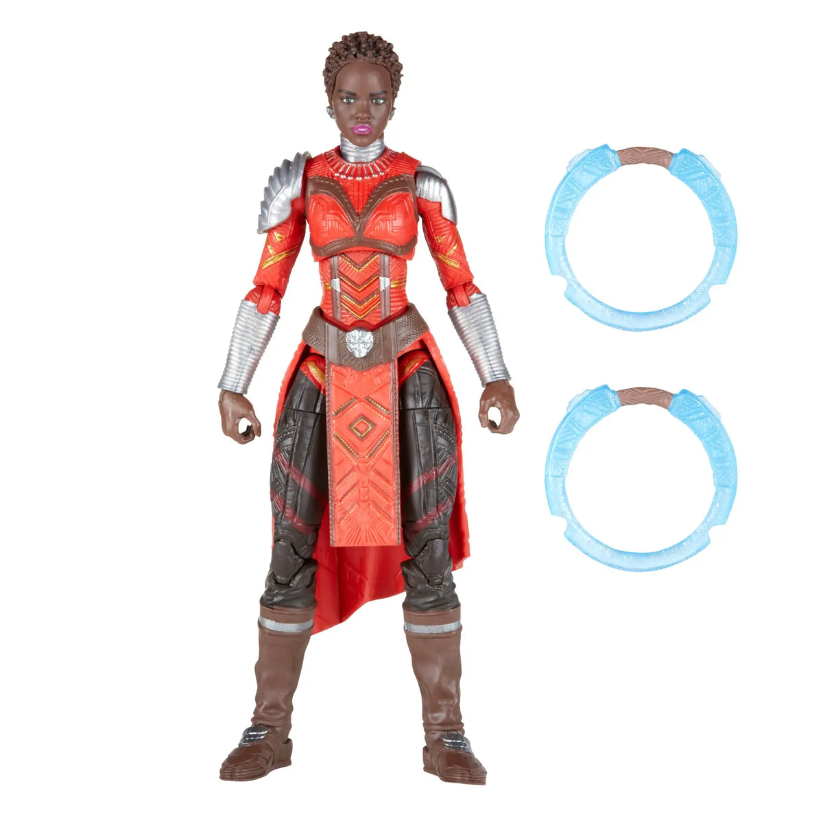 Statuetta Avengers Okoye - Armatura rosso-argento Dora Milaje
