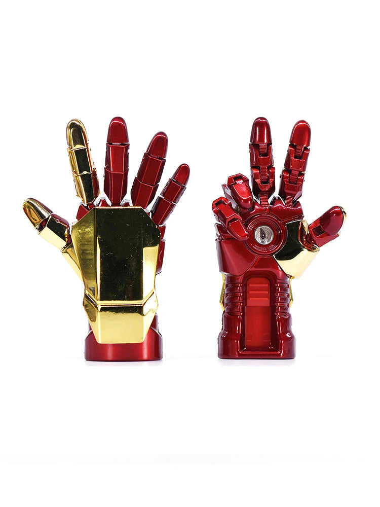 Chiavetta USB a forma di mano robotica di Iron Man - Rossa e dorata, da 4 a 512GB