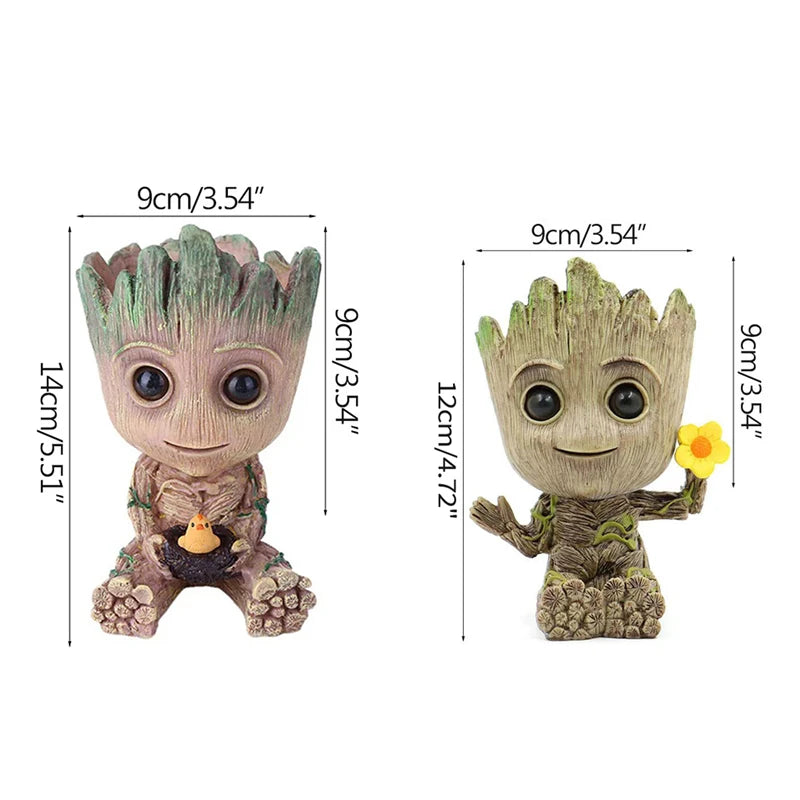 Portapiante Baby Groot - Portamatite multi-posizione con funzione contenitore
