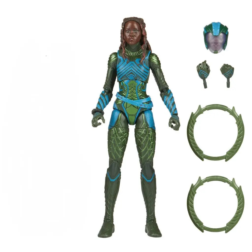 Statuetta Avengers Nakia - Abito Wakanda verde e blu