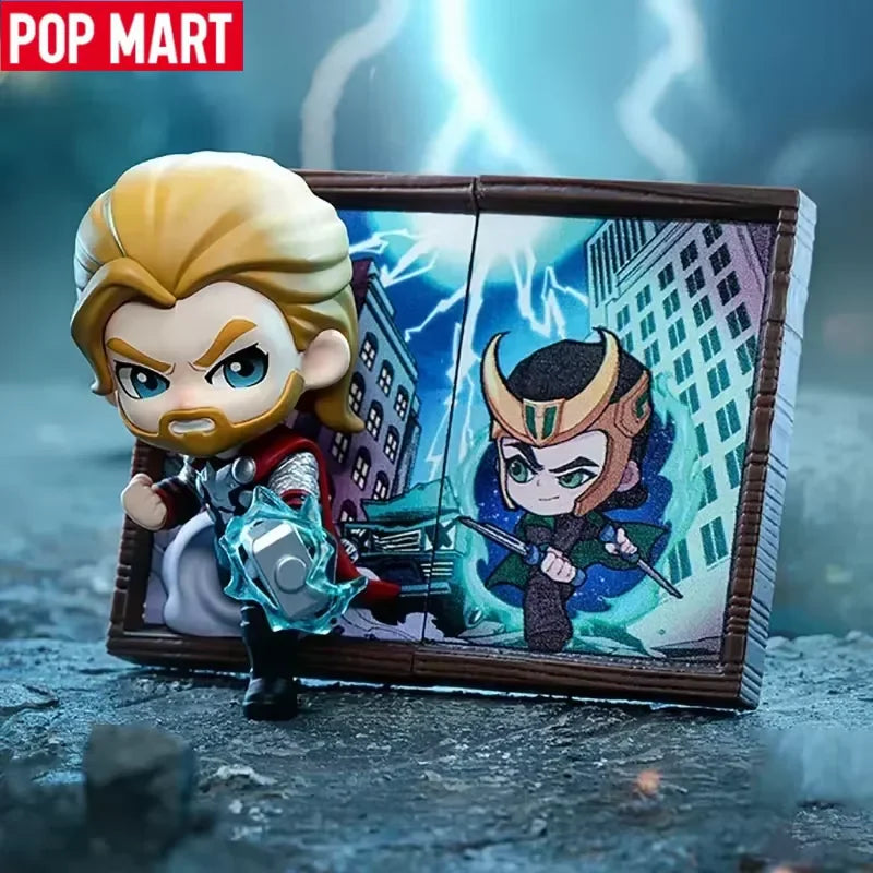 Blind Box POP MART Marvel Cornice fotografica - Serie 10 statuetta misteriosa