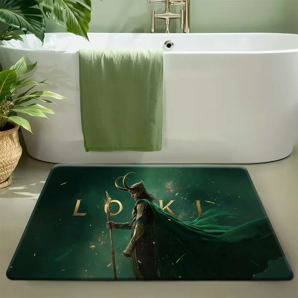 Tappeto Marvel Avengers - Design sagoma verde misteriosa