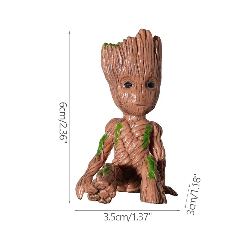 Portapiante Baby Groot - Portamatite multi-posizione con funzione contenitore