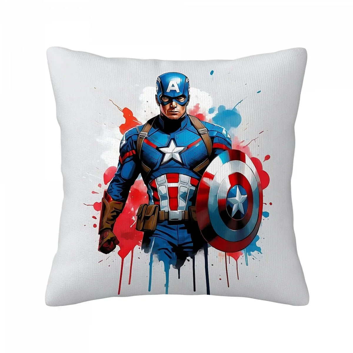 Fodera per cuscino Captain America - Schizzi di vernice