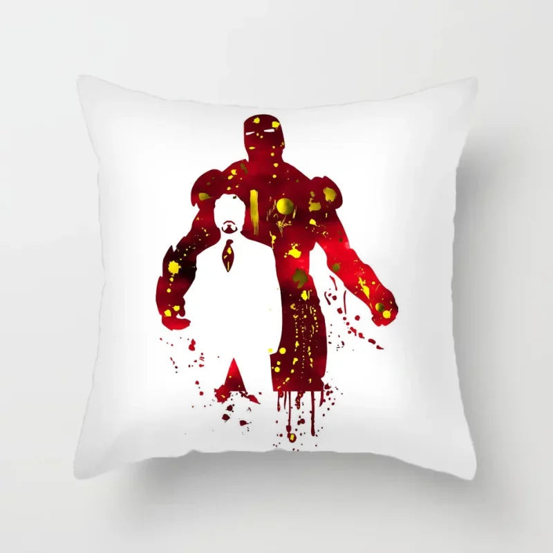 Fodera per cuscino Iron Man - Silhouette di Tony Stark