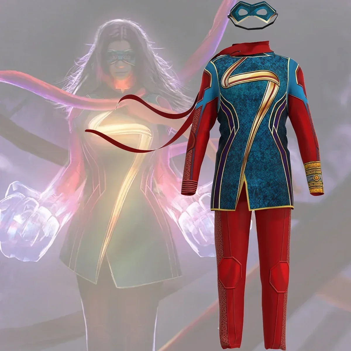 Tuta cosplay di Ms. Marvel - Kamala Khan