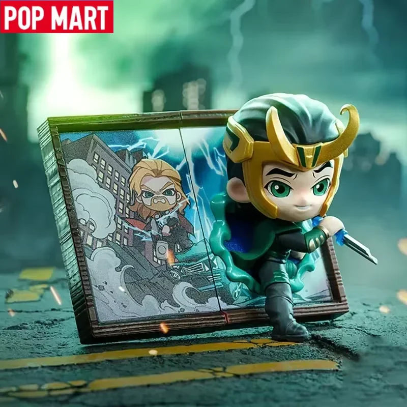 Blind Box POP MART Marvel Cornice fotografica - Serie 10 statuetta misteriosa