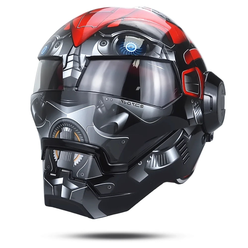 Casco Iron Man Avengers - Cosplay rosso ape