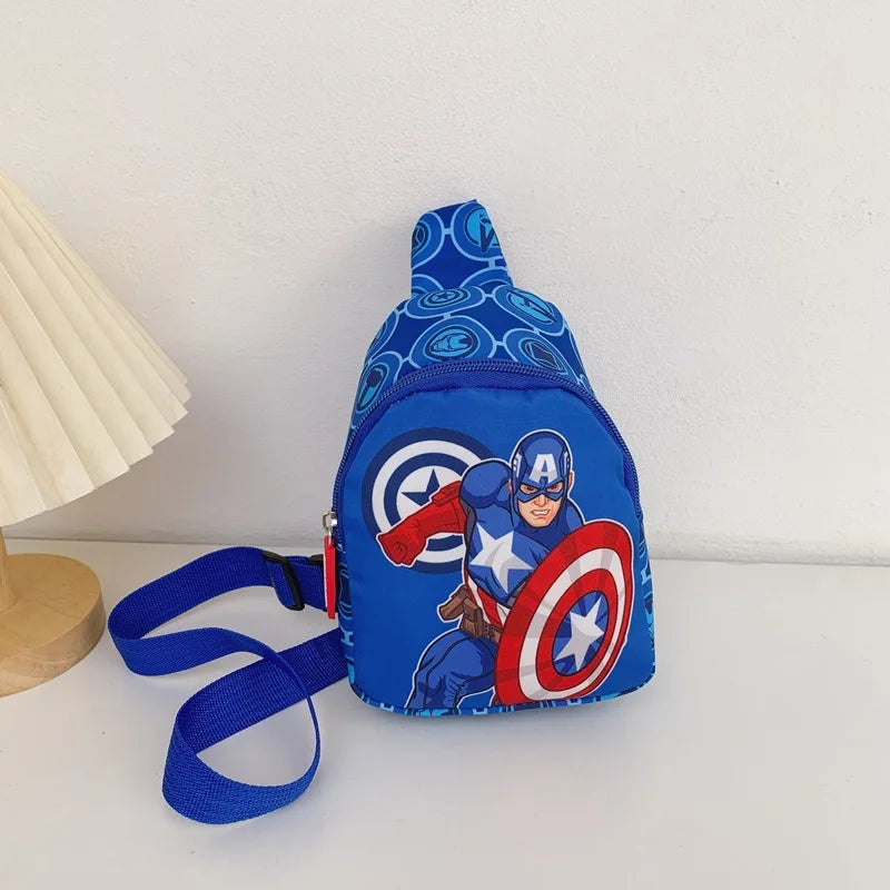 Zaino Avengers Captain America - Borsello a tracolla con casco per bambini