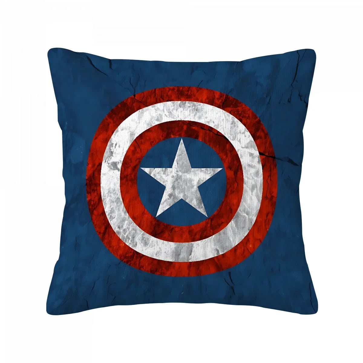 Fodera per cuscino Captain America - Scudo con texture effetto pietra