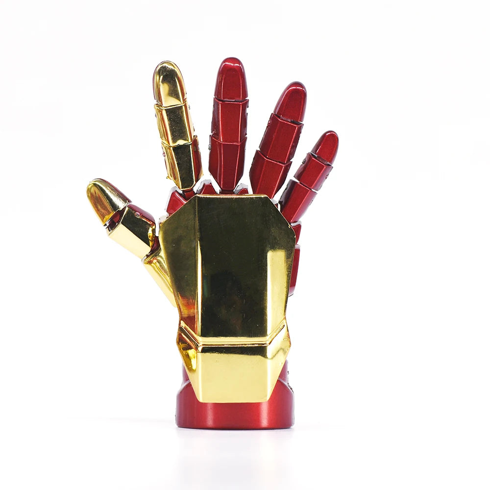 Chiavetta USB a forma di mano robotica di Iron Man - Rossa e dorata, da 4 a 512GB