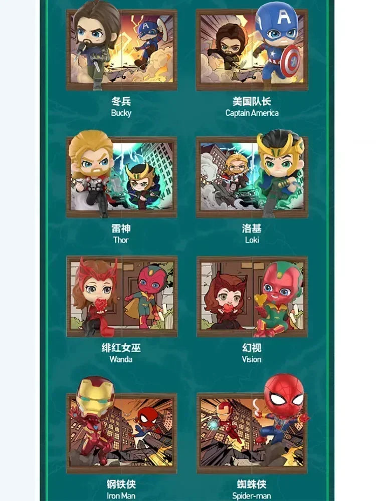 Blind Box POP MART Marvel Cornice fotografica - Serie 10 statuetta misteriosa