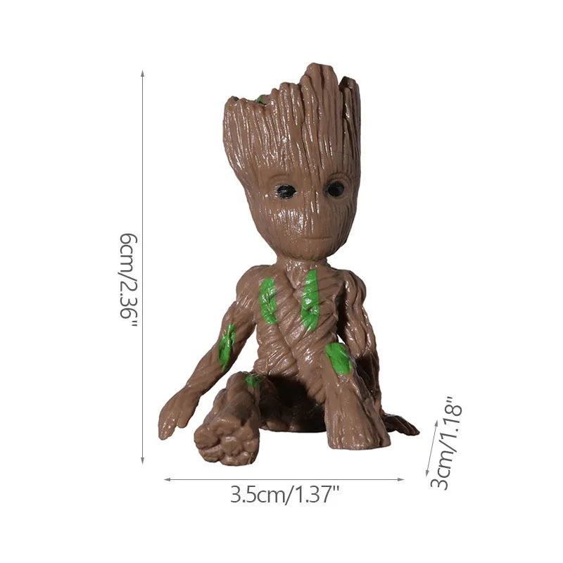 Portapiante Baby Groot - Portamatite multi-posizione con funzione contenitore