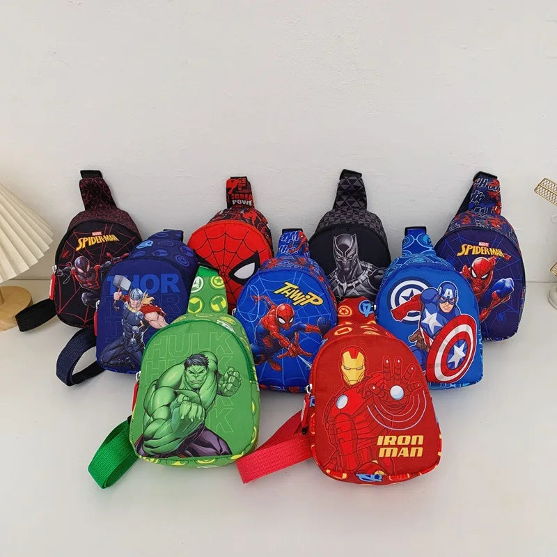 Zaino Avengers Captain America - Borsello a tracolla con casco per bambini