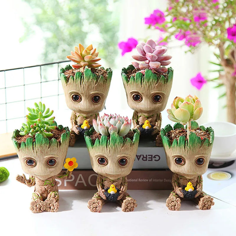 Portapiante Baby Groot - Portamatite multi-posizione con funzione contenitore