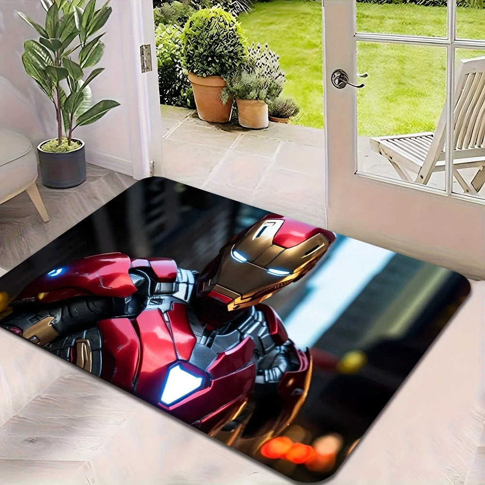 Tappeto d'ingresso Avengers - Squadra completa blu