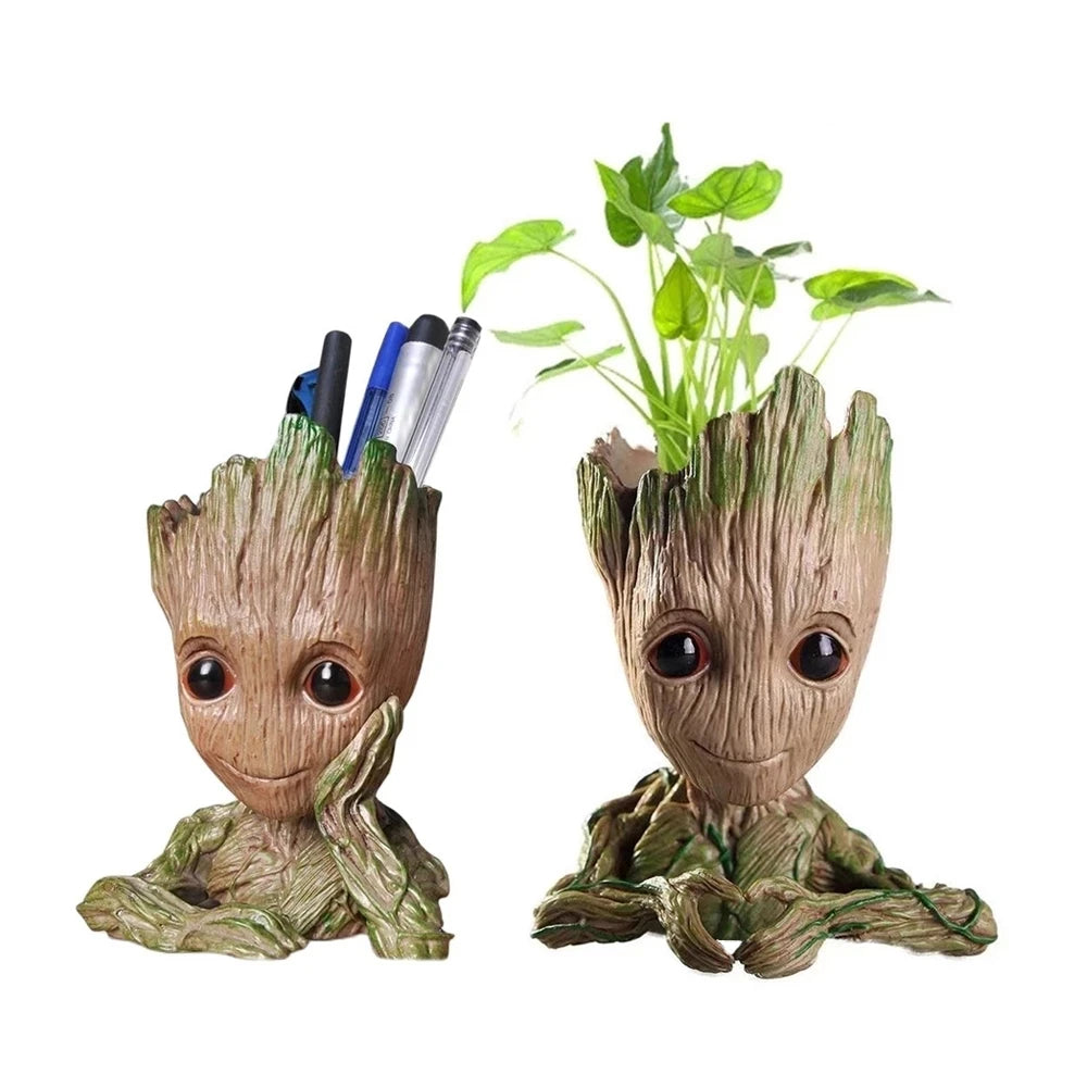 Pot à Plantes Baby Groot - Porte-Crayons Multi-Poses Rangement