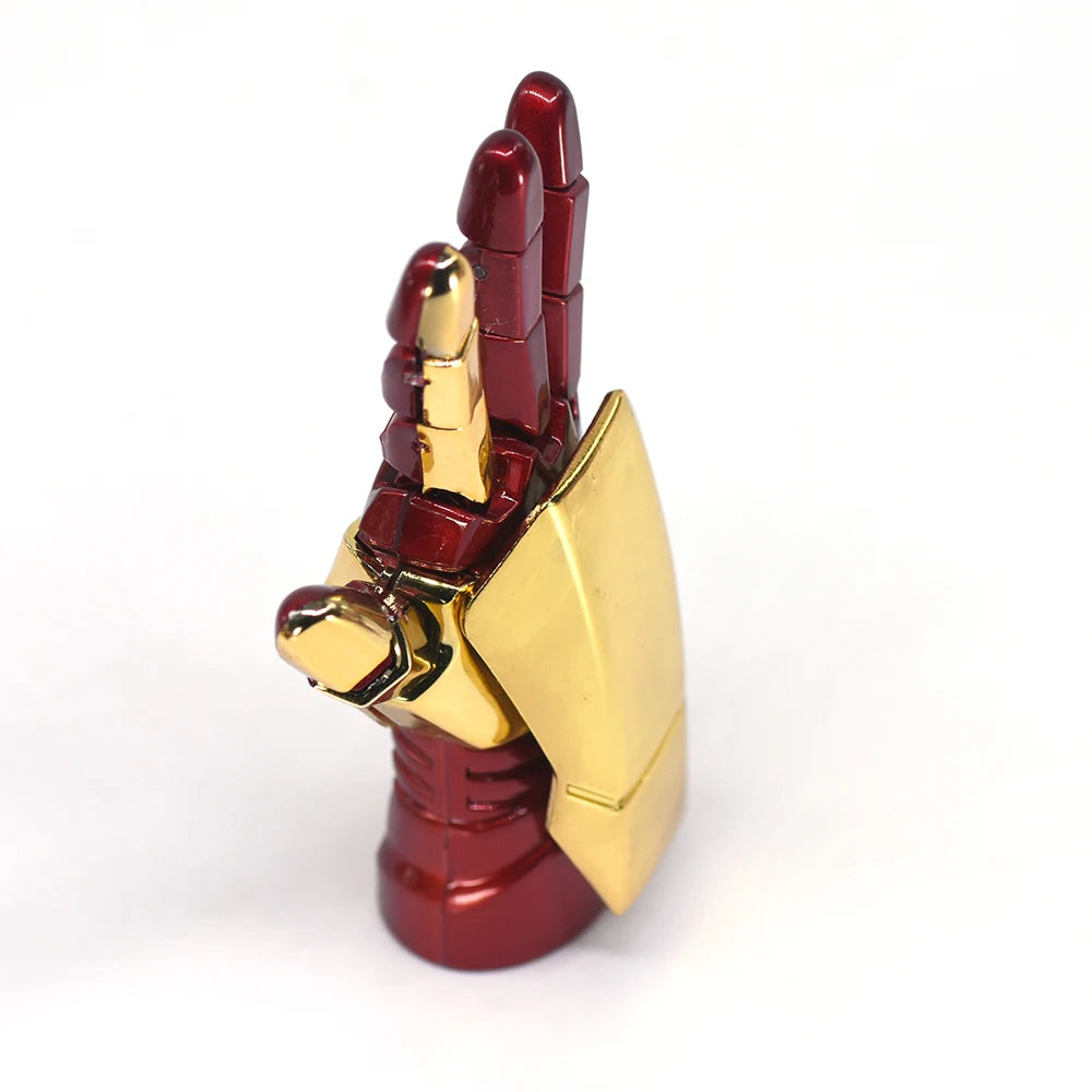 Chiavetta USB a forma di mano robotica di Iron Man - Rossa e dorata, da 4 a 512GB