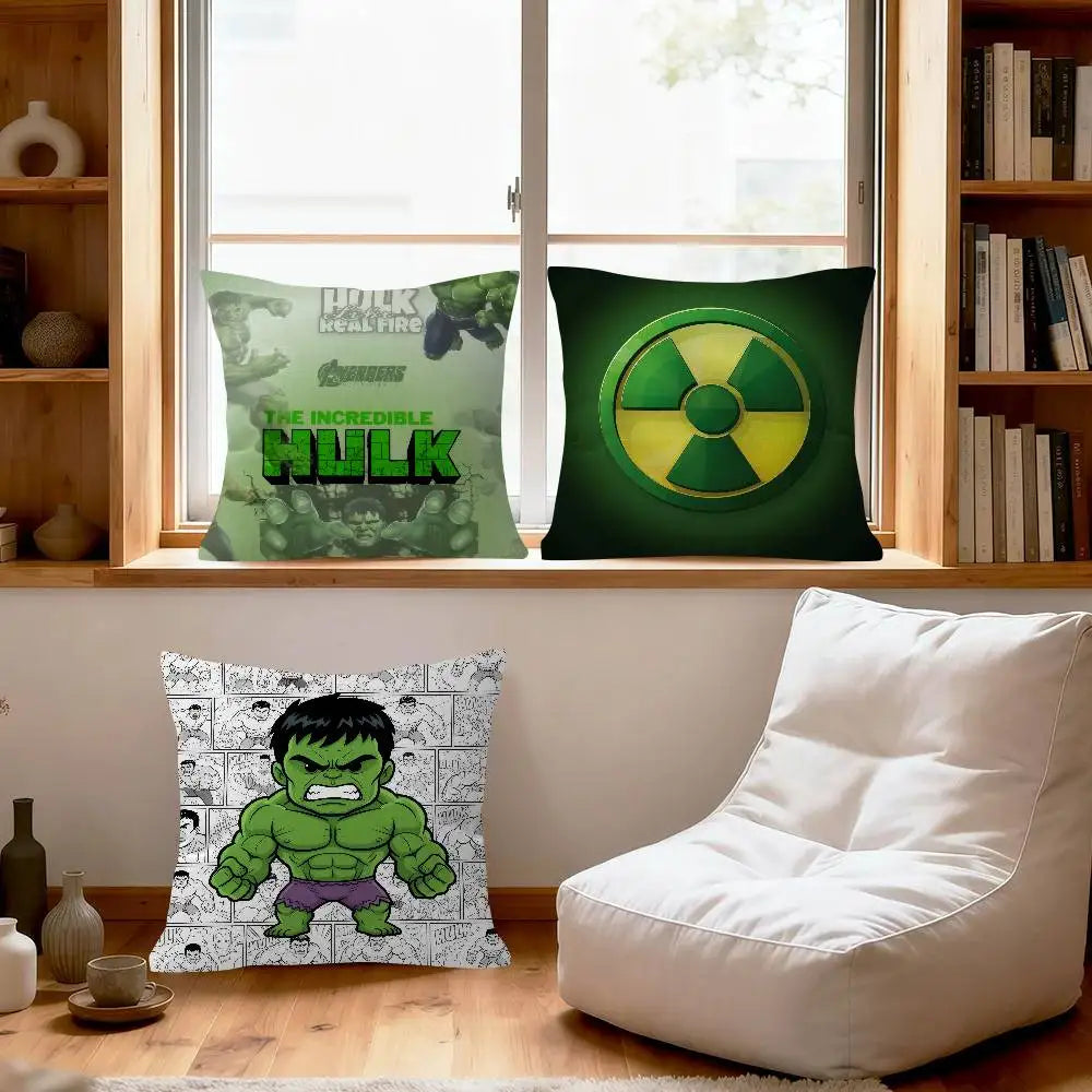 Fodera per cuscino Hulk - Pugno teso in stile fumetto