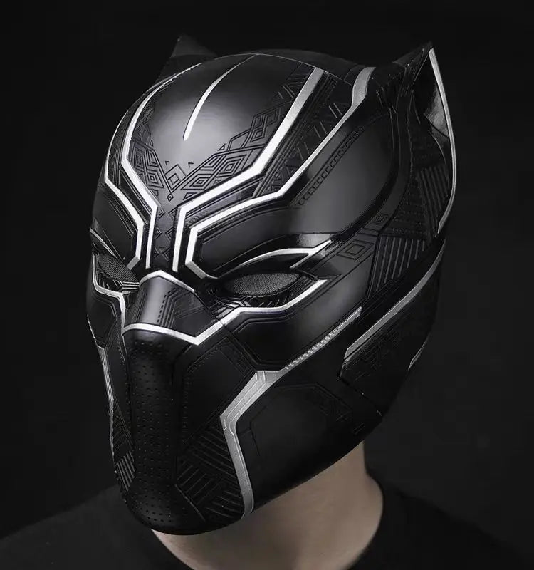 Casque Cosplay Black Panther - Échelle 1:1 Porté Haute Détail