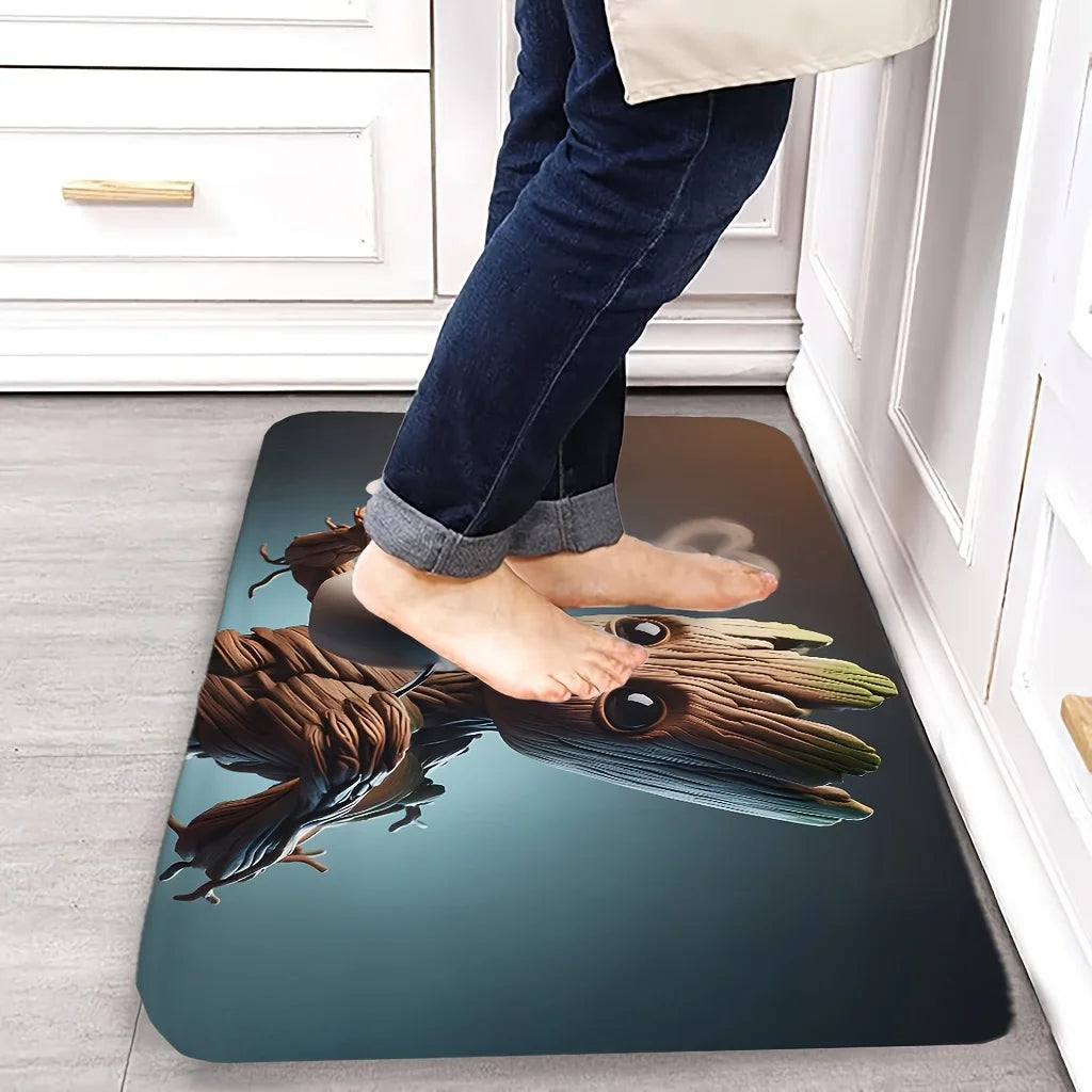 Antirutsch-Badteppich Groot Marvel mit 3D-Motiv