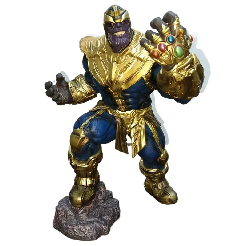 Statue Thanos GK - Gantelet Infini Lumineux Décor Ruines