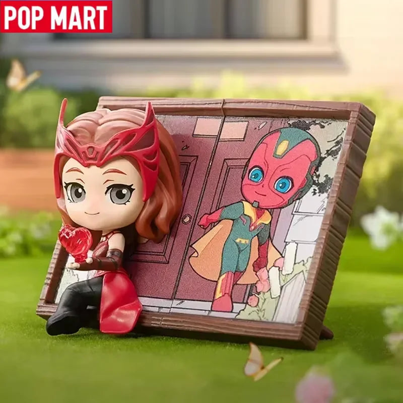 Blind Box POP MART Marvel Cadre Photo - Série 10 Figurine Mystère