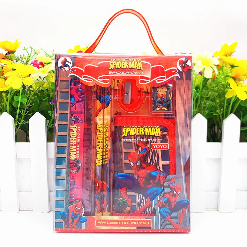 Kit Scolastico Avengers - Gomma Temperino Taccuino