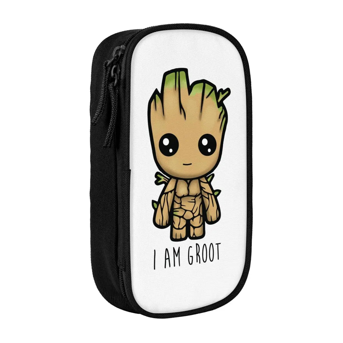 Astuccio Avengers Baby Groot - I Am Groot stile cartoon sfondo bianco