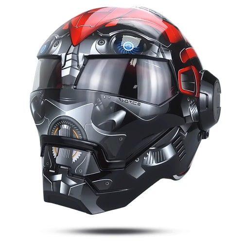 Casco Iron Man Avengers - Cosplay rosso ape