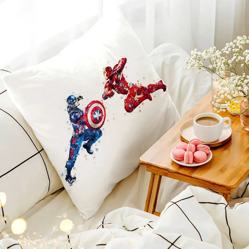 Housse de Coussin Hulk - Aquarelle Pose de Rage