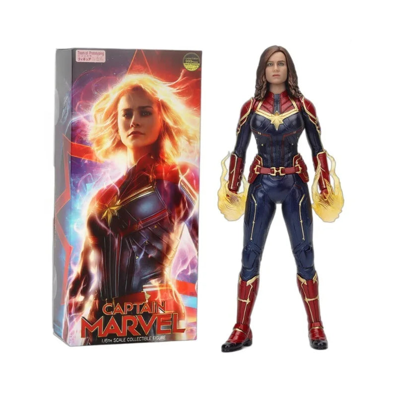 Figurine Collector 1/6 Captain Marvel - Poings Energie Doree