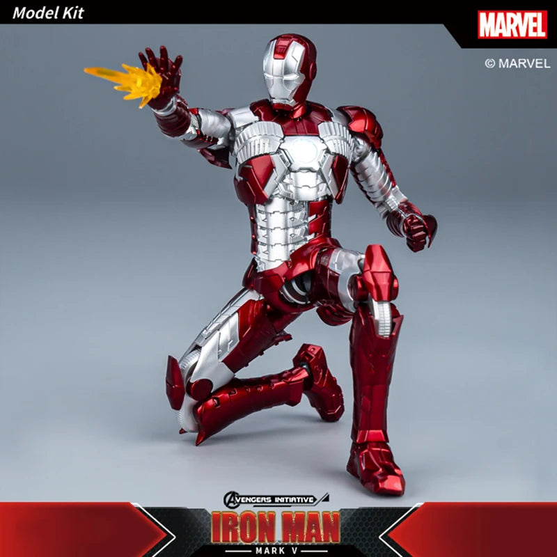 Figurine Fondjoy Iron Man MK5 - Armure Rouge et Argent avec Boîte