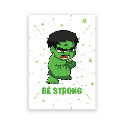 Poster Chibi Hulk - Be Strong