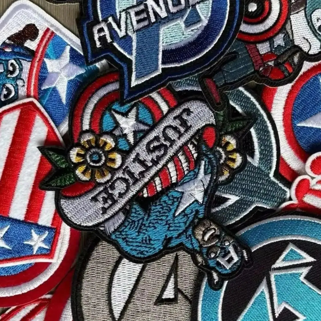 Patch Avengers Captain America - Chibi Debout