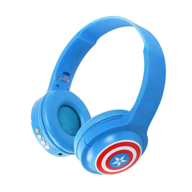 Casque Bluetooth Avengers Captain America - Bleu Vif